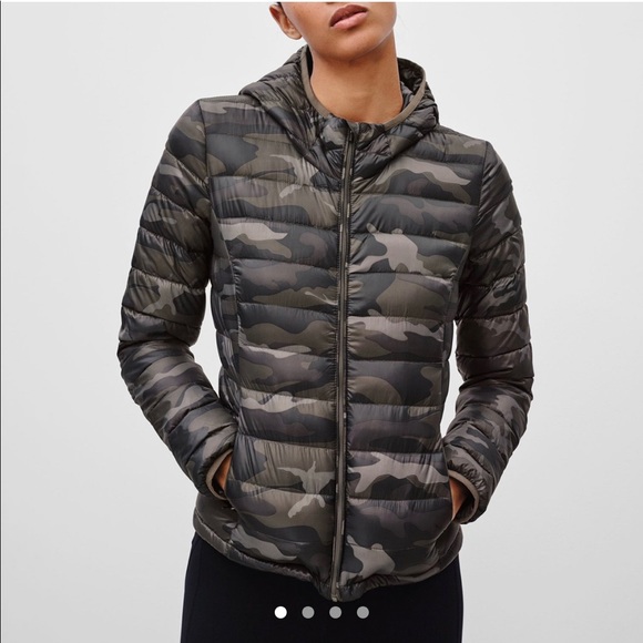 TNA Jackets & Blazers - tna camo puffer jacket